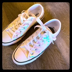 Ladies Converse Iridescent shoes